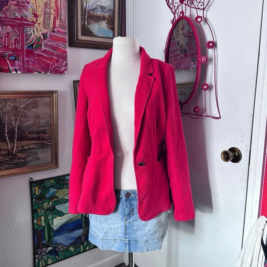 Old Navy San Francisco Blazer Jacket Knit
